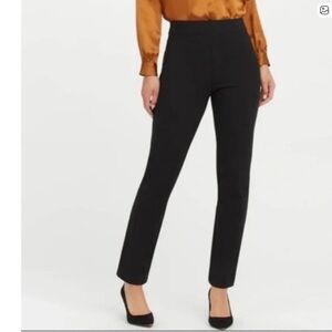 Spanx The Perfect Pant Supersmooth PerfectFit Ponte Slim Straight Pant Black XL